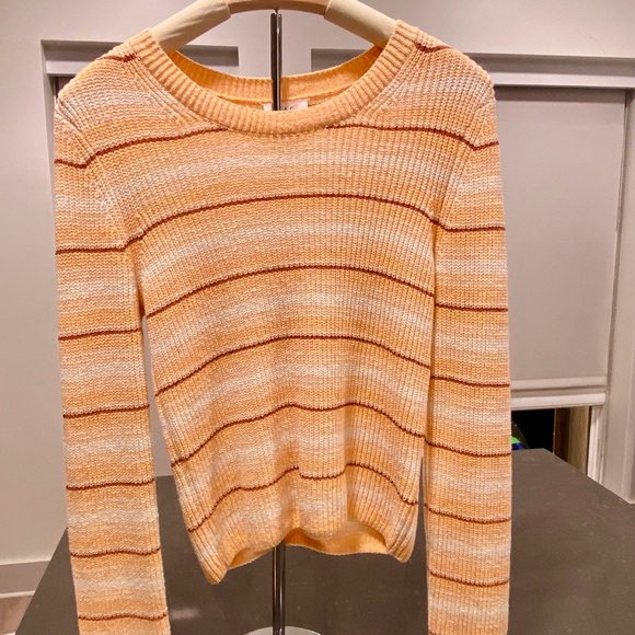 ALC striped sweater. Runs on the smaller side. No tears, odors, or stains. - Picture 1 of 4